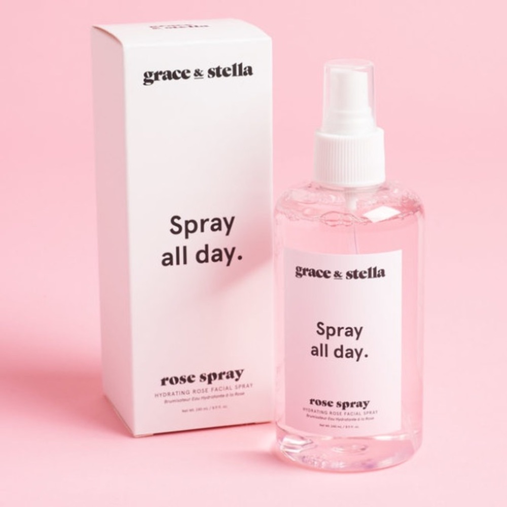(NWT) Grace & Stella rose facial spray